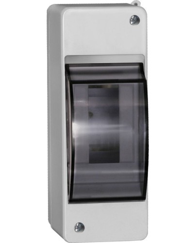Корпус пластиковый КМПн 2/2 IP30 белый KREPTA 3 (MKP42-N-02-30-20). Щиток модульный с прозрачной дверцей, настенный. IEK в Красноярске