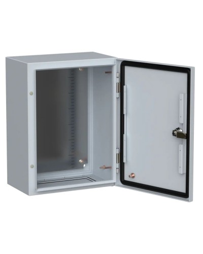 ЩМП-40.30.20 УХЛ1 IP66 400x300x200 TITAN 5 (TI5-10-N-040-030-020-66). Шкаф металлический с монтажной платой. IEK в Красноярске