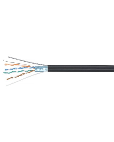GENERICA F/UTP кат. 5E 100МГц 4 пары LDPE OUTDOOR трос 1,2мм черный (BC3-C5E04-359-305-G). Кабель «витая пара» (LAN) для структурированных систем связи. IEK в Красноярске