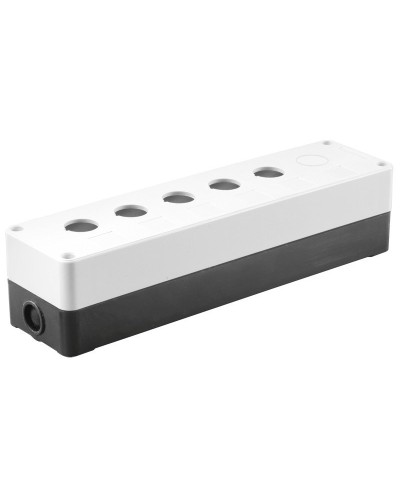Корпус КП105(6) для кнопок 5(6) мест белый (BKP10-6-K01). Корпус для кнопочных постов. IEK в Красноярске
