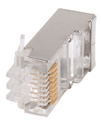 GENERICA Разъём RJ-45 FTP для кабеля кат. 5Е (20 шт) (CS3-1C5EF-G). Разъем RJ-45. IEK в Красноярске