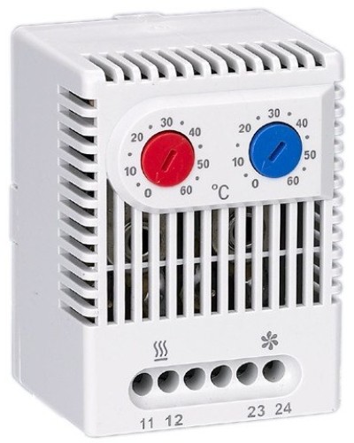 Термостат двухканальный от 0 до +60°C NO+NC (YCE-DTNO-NC-60). Термостат двухканальный. IEK в Красноярске