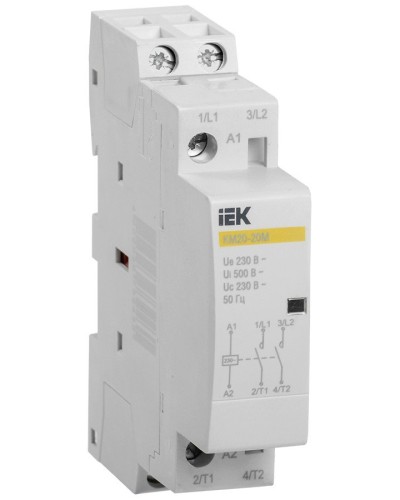 Контактор модульный КМ20-20М AC (MKK11-20-20). Контактор модульный. IEK в Красноярске
