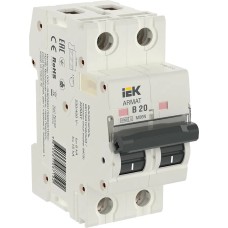 M06N 2P B 20А 6кА ARMAT (AR-M06N-2-B020). Автоматический выключатель. IEK