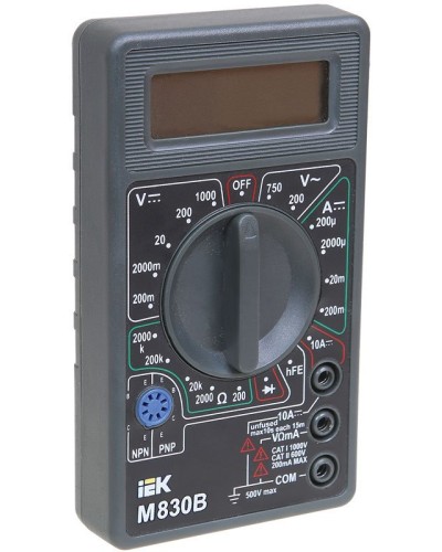 Мультиметр цифровой Universal M830B (TMD-2B-830). Мультиметр цифровой. IEK в Красноярске