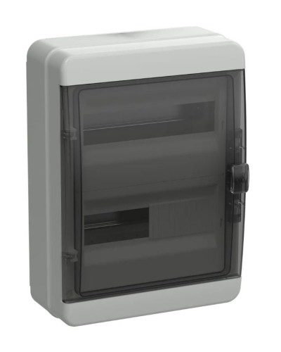 Корпус пластиковый КМПн-24 IP65 TEKFOR (TF5-KP72-N-24-65-K03-K02). Корпус модульный пластиковый черная прозрачная дверь. IEK в Красноярске