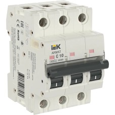 M06N 3P C 10А 6кА ARMAT (AR-M06N-3-C010). Автоматический выключатель. IEK