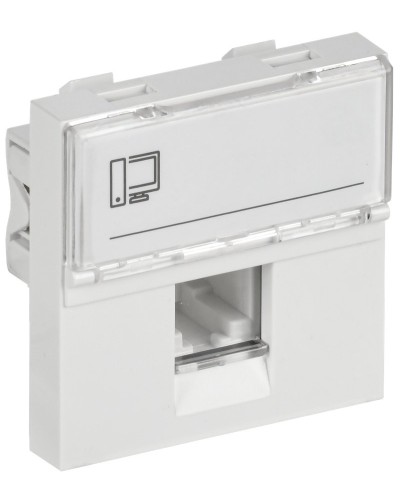 Розетка RJ45 кат.6 PRIMER РКИ-20-00-П-6 белый IEK (PR-KK40D-RI-0-2-1C06U-K01). Розетка RJ-45. IEK в Красноярске