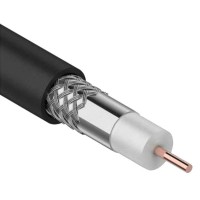 GENERICA RG11 CCS 75Ом FPE PVC черный (CC1-R1F1-119-300-G). Кабель коаксиальный омедненный. IEK