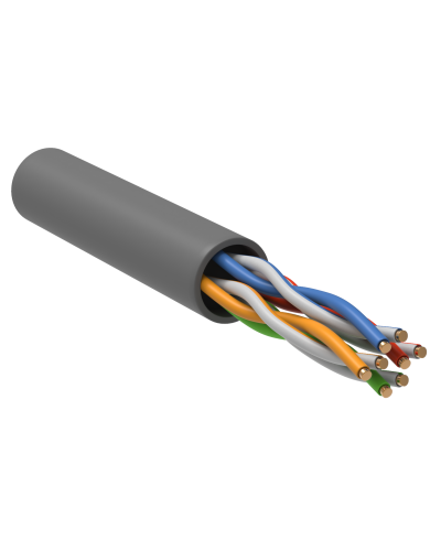 GENERICA U/UTP кат.5E 24AWG 4 пары LSZH серый (BC1-C5E04-121-305-R-G). Кабель «витая пара» (LAN) для структурированных систем связи. IEK в Красноярске