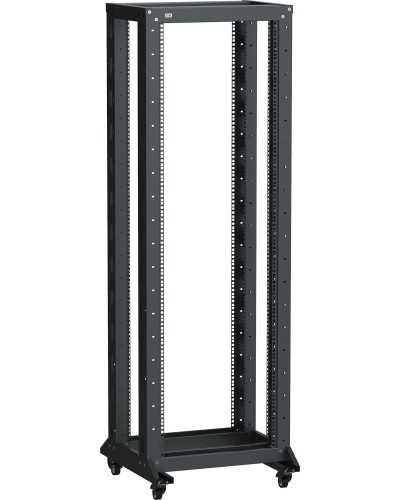 LF05-20U66-2RM. Стойка 2-рамная на рол. 20U 600х600мм черная. ITK в Красноярске