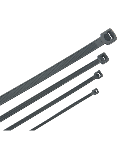 HKB-W48-L200 (100 шт). Хомут кабельный ХКн 4,8х200мм нейлон черный. ITK в Красноярске