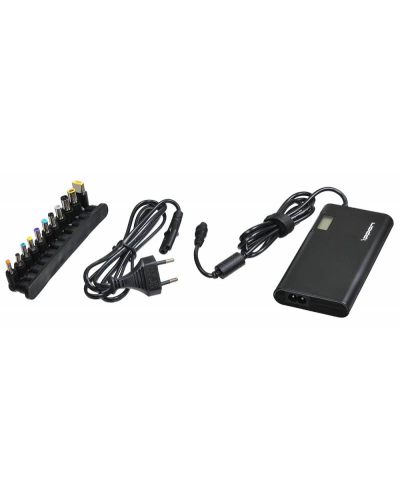 Блок питания Ippon SD90U автоматический 90W 15V-19.5V 11-connectors 4.5A 1xUSB 2.1A, LCD индикатор (705053). Блок питания. Ippon в Красноярске