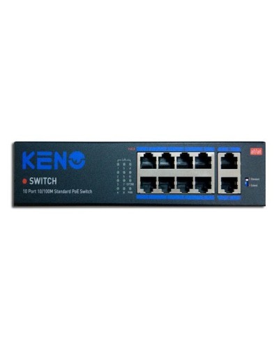 KN-SW802POE+. Коммутатор с питанием по PoE. KENO в Красноярске