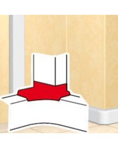 Отвод угловой для короба DLP 35х80/105, 50х80/150 (010763): Отвод угловой в Красноярске