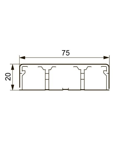 Короб DLPlus 75х20 (030033): Кабель-канал в Красноярске