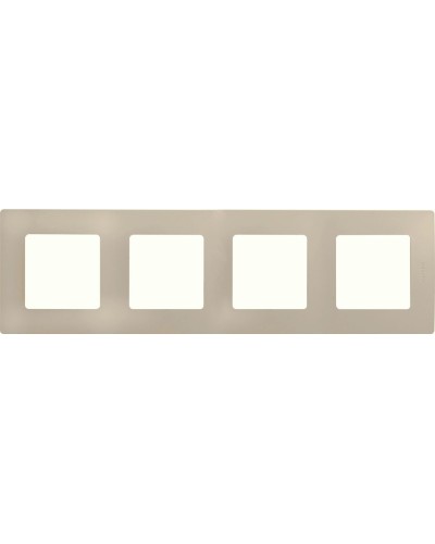 Рамка 4 поста ETIKA, слоновая кость (672514). Рамка. LegranD в Красноярске