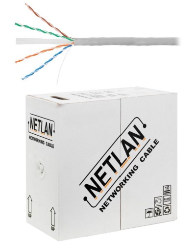 U/UTP 4pair, Cat6, Solid, In, PVC (EC-UU004-6-PVC-GY). Кабель «витая пара» (LAN) для структурированных систем связи. NETLAN в Красноярске