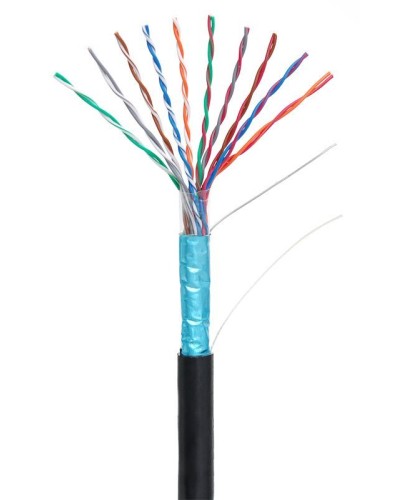 F/UTP 10pair, Cat5, Out, PE (EC-UF010-5-PE-BK-3). Кабель «витая пара» (LAN) для структурированных систем связи. NETLAN в Красноярске