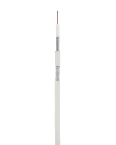 RG-6 CCS, In, PVC (EC-C2-32123A-WT-3). Кабель коаксиальный омедненный. NETLAN в Красноярске