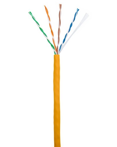 U/UTP 4pair, Cat5e, In, LSZH (EC-UU004-5E-LSZH-OR). Кабель «витая пара» (LAN) для структурированных систем связи. NETLAN в Красноярске