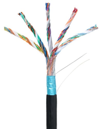 F/UTP 25pair, Cat5, Out, PE (EC-UF025-5-PE-BK-3). Кабель «витая пара» (LAN) для структурированных систем связи. NETLAN в Красноярске