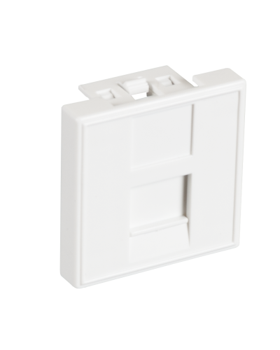 EC-IMF-1-WT-10 (10шт). Вставка 45x45 (Mosaic) для 1 модуля Keystone Jack. NETLAN в Красноярске