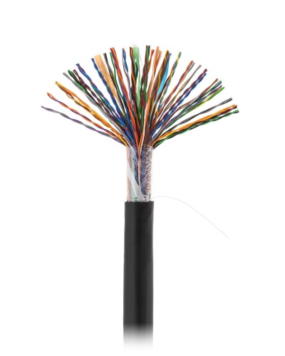 U/UTP 50pair, Cat5, Out, PE (EC-UU050-5-PE-BK-3). Кабель «витая пара» (LAN) для структурированных систем связи. NETLAN в Красноярске