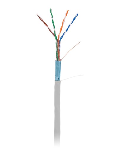 F/UTP 4pair, Cat5e, In, PVC (EC-UF004-5E-PVC-GY). Кабель «витая пара» (LAN) для структурированных систем связи. NETLAN в Красноярске