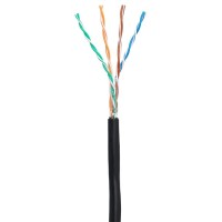 U/UTP 4pair, Cat5е, Out, PE (EC-UU004-5E-PE-BK). Кабель «витая пара» (LAN) для структурированных систем связи. NETLAN