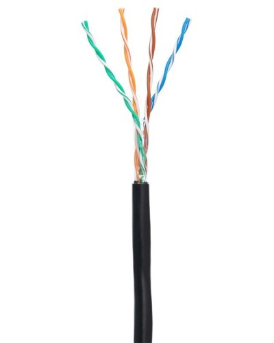 U/UTP 4pair, Cat5е, Out, PE (EC-UU004-5E-PE-BK). Кабель «витая пара» (LAN) для структурированных систем связи. NETLAN в Красноярске