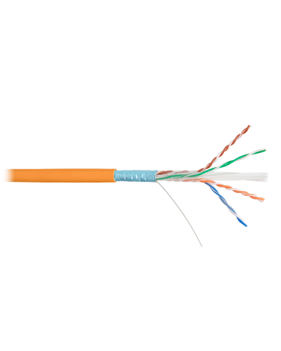 F/UTP 4pair, Cat6, Solid, In, PVC (NKL 9240C-OR). Кабель «витая пара» (LAN) для структурированных систем связи. NIKOLAN в Красноярске
