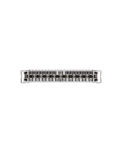 NMC-PL10-CC-10 (10 шт). Плинт неразмыкаемый, (0...9), крепление под кронштейн. NIKOMAX в Красноярске