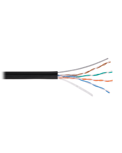 U/UTP 4pair, Cat5e, Solid, Out, SW, PVC (NMC 4805B-BK). Кабель «витая пара» (LAN) для структурированных систем связи. NIKOMAX в Красноярске