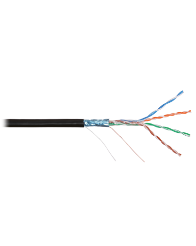 F/UTP 4pair, Cat5e, Solid, In/Out, нг(А)-HF (NMC 4200C-BK). Кабель «витая пара» (LAN) для структурированных систем связи. NIKOMAX в Красноярске