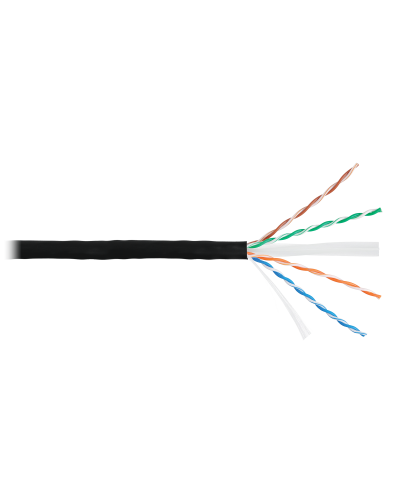 U/UTP 4pair, Cat6, Solid, Out, PVC (NMC 4140B-BK). Кабель «витая пара» (LAN) для структурированных систем связи. NIKOMAX в Красноярске