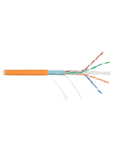 F/UTP 4pair, Cat6a, Solid, In, нг(А)-HF (NMC 4255C-OR). Кабель «витая пара» (LAN) для структурированных систем связи. NIKOMAX в Красноярске