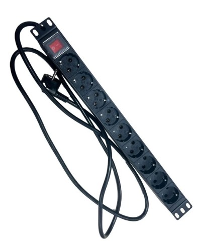 NTSS-PDU-DA2036 гор.размещ. 9xSchuko базовые 16A Schuko 2м. Блок розеток 19. NTSS в Красноярске