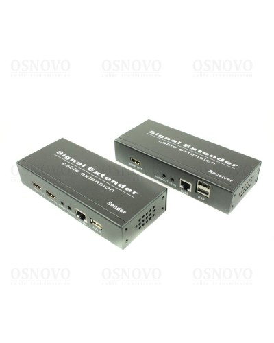 TLN-HiKM2+RLN-HiKM2. Удлинитель HDMI, ИК-сигнала, 2*USB. OSNOVO в Красноярске
