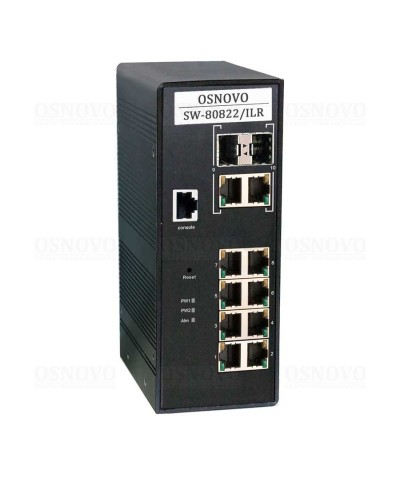 SW-80822/ILR. Коммутатор 10-портовый Gigabit Ethernet с PoE. OSNOVO в Красноярске