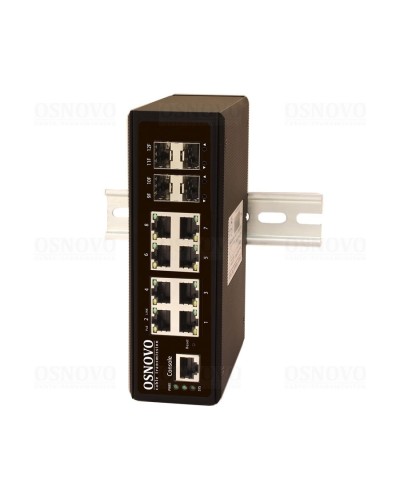 SW-70804/IL. Промышленный коммутатор Gigabit Ethernet на 12 портов. OSNOVO в Красноярске