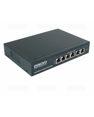 SW-20600/A(80W). Коммутатор Fast Ethernet на 6 портов. OSNOVO в Красноярске