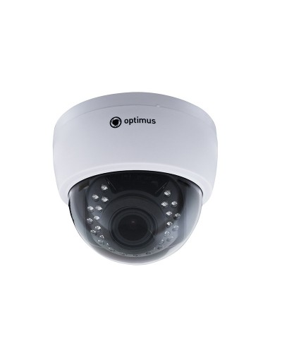 IP-S025.0(2.8-12)P_V.1. Видеокамера IP купольная. Optimus в Красноярске
