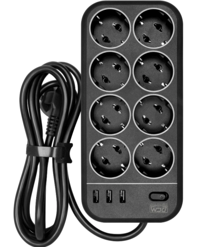 SP-08 USB03AB 1,8 M. Сетевой фильтр. POWERCOM в Красноярске