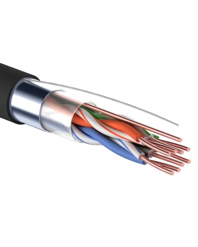 F/UTP 4PR 24AWG, CAT5e. OUTDOOR, 305м. PROconnect (01-0154). Кабель «витая пара» (LAN) для структурированных систем связи. PROCONNECT в Красноярске