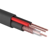 КВК-П-2 +2x0,50 мм² (Cu/Cu) черный PROconnect (01-4214). Кабель комбинированный для систем видеонаблюдения. PROCONNECT