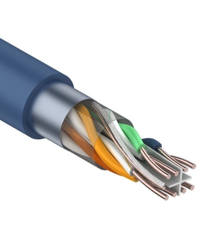 F/UTP, CAT 6, PVC, 4PR, 23AWG, омедненный INDOOR, SOLID, серый, 305м, PROconnect (01-0147-3). Кабель «витая пара» (LAN) для структурированных систем связи. PROCONNECT в Красноярске