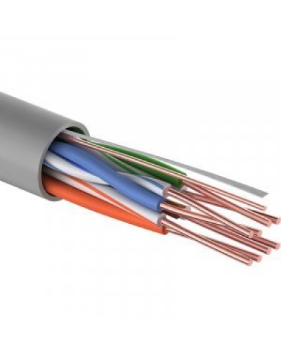 U/UTP Light, CAT 5e, PVC, 4PR, 24AWG, омедненный, серый, 305м, PROconnect (01-0043-2). Кабель «витая пара» (LAN) для структурированных систем связи. PROCONNECT в Красноярске