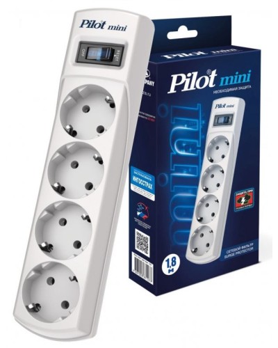 Pilot mini 5м. Сетевой фильтр. Pilot в Красноярске