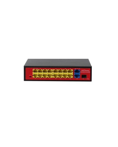 PND-16P-2G1F Lite (180W). Коммутатор неуправляемый 18-портовый с PoE. Polyvision в Красноярске
